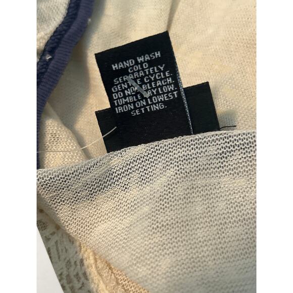 NWT Rue 21 Ivory Cream Color Women's Gauzy Tank Top Lace Trim Size XL - Picture 5 of 6